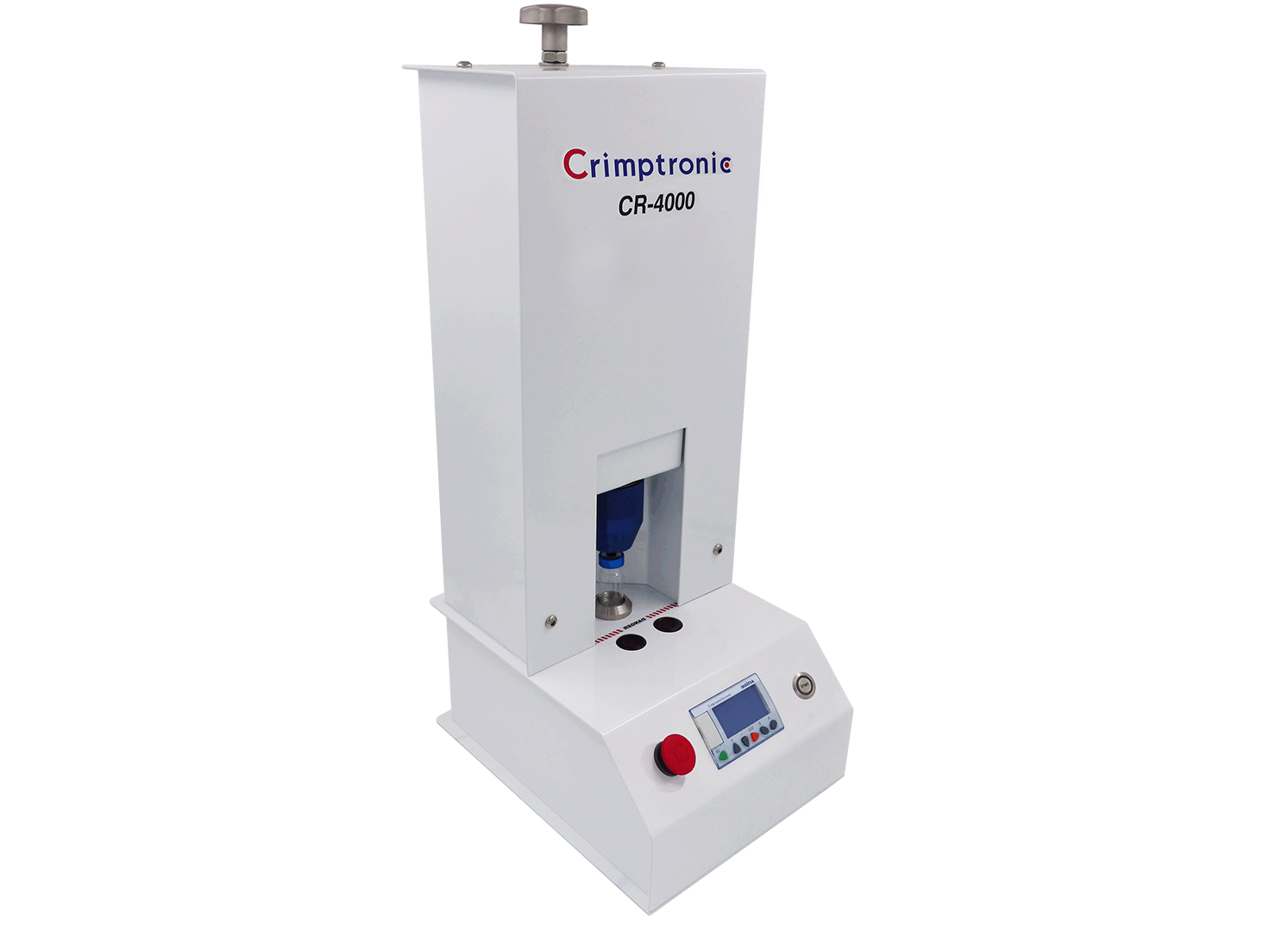 Electric crimping and decapping station for vials : CR-4000