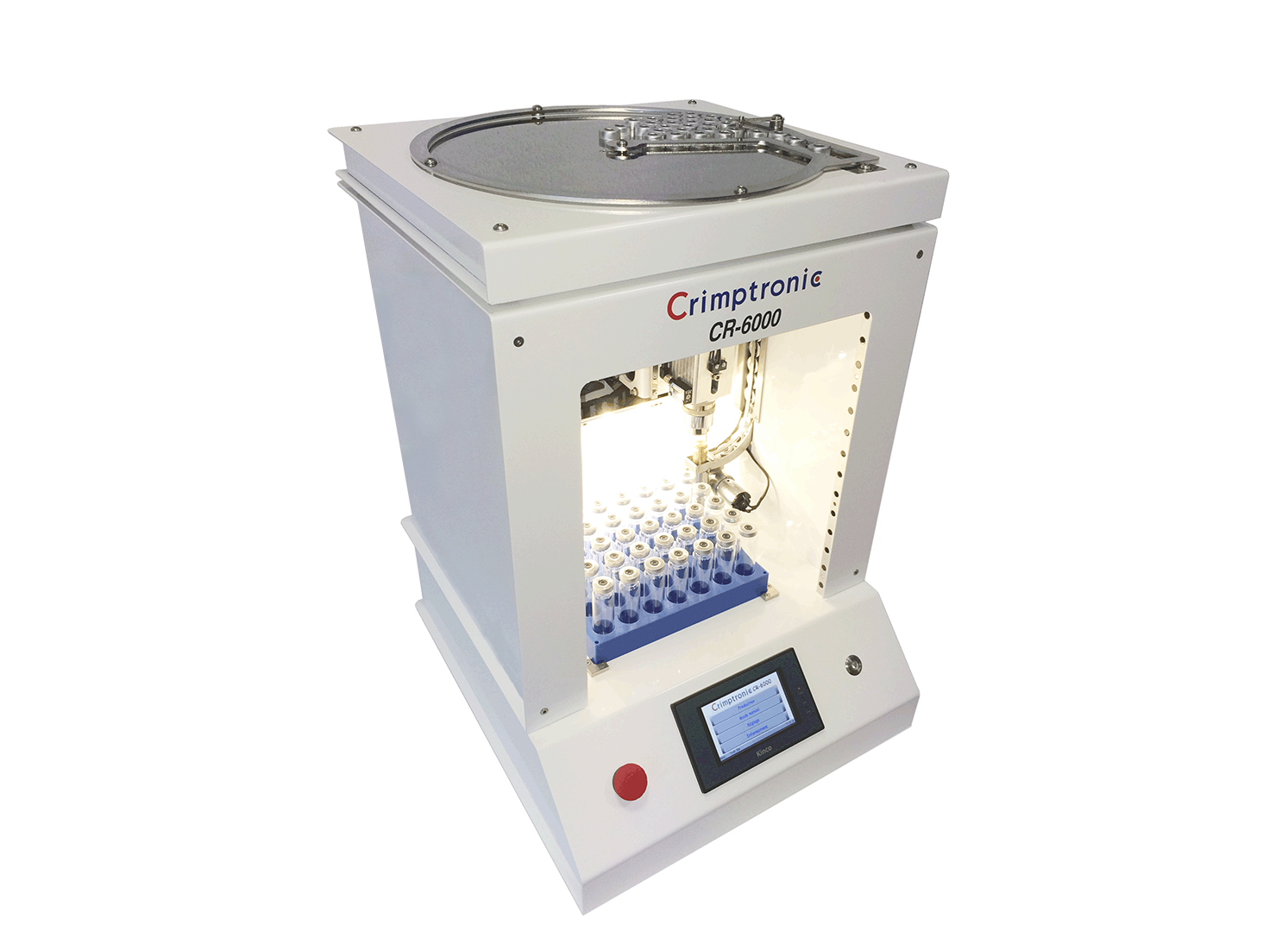 Electric crimping and decapping station for vials : CR-6000