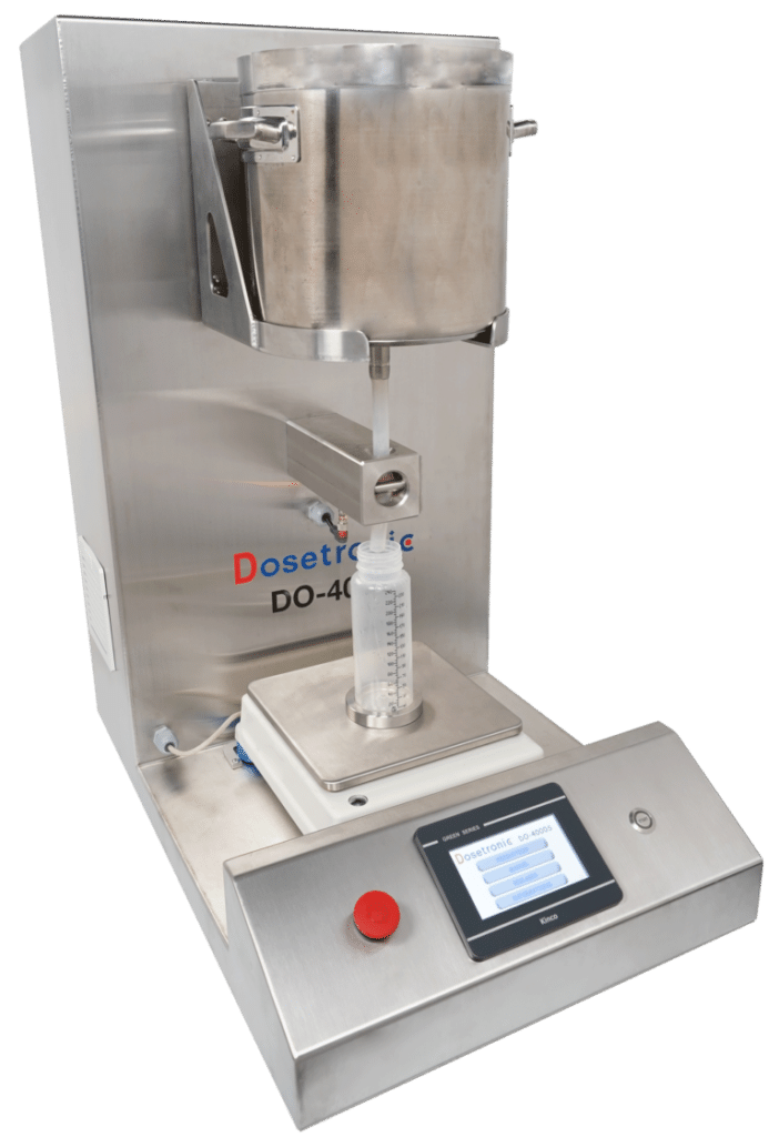 ELECTRIC GRAVIMETRIC DOSING STATION DO-4000S WITH BOTTLE